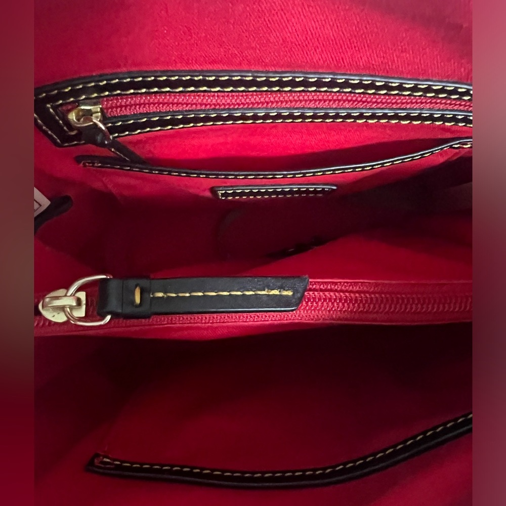 Dooney & Bourke Crossbody White Tartan. EUC - Picture 5 of 8